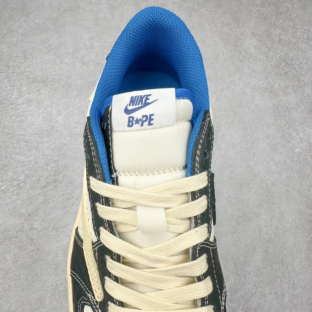 图片[5]-TS x Air Jordan AJ1 Low 倒钩低帮联名定制配色 XZ2828-001 原厂内置气垫魔块 A模大底 头层小牛皮 鞋舌AJ原厂专用牛津布+AJ专用反口珍珠布+原厂无杂质高弹内里海棉+特殊封边弹力鞋带 尺码：36 36.5 37.5 38 38.5 39 40 40.5 41 42 42.5 43 44 44.5 45 46 47.5-选品中心