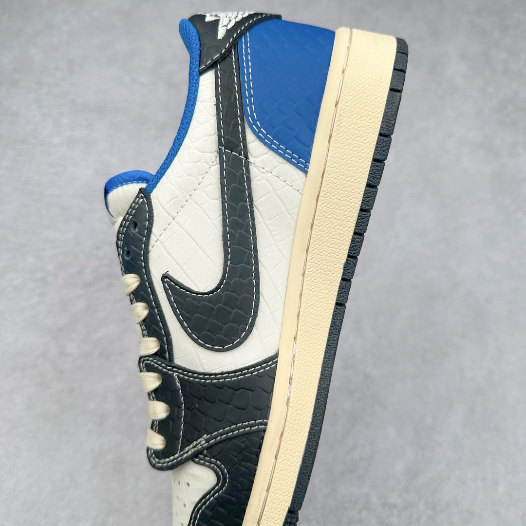 图片[7]-TS x Air Jordan AJ1 Low 倒钩低帮联名定制配色 XZ2828-001 原厂内置气垫魔块 A模大底 头层小牛皮 鞋舌AJ原厂专用牛津布+AJ专用反口珍珠布+原厂无杂质高弹内里海棉+特殊封边弹力鞋带 尺码：36 36.5 37.5 38 38.5 39 40 40.5 41 42 42.5 43 44 44.5 45 46 47.5-选品中心