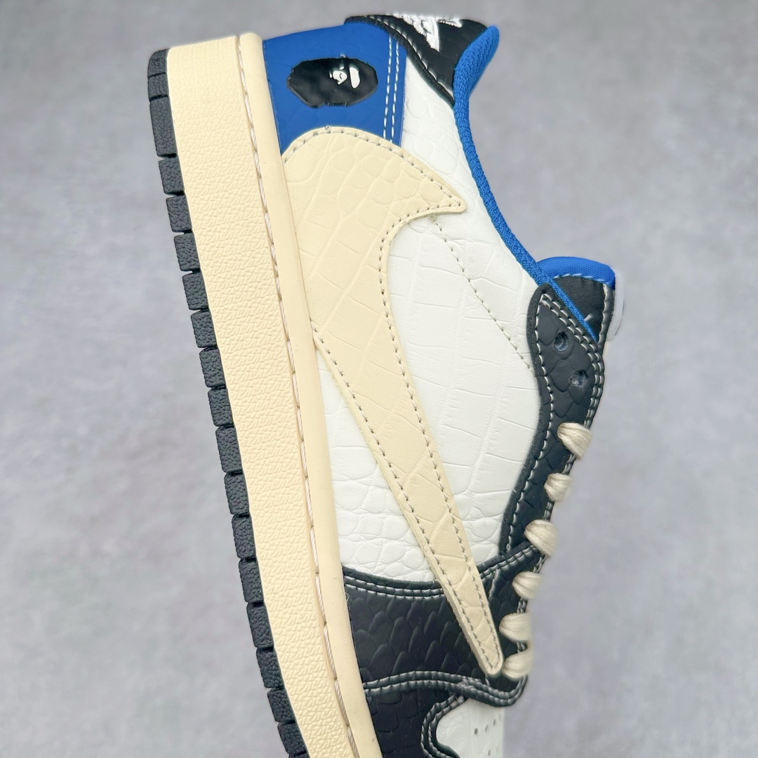 图片[6]-TS x Air Jordan AJ1 Low 倒钩低帮联名定制配色 XZ2828-001 原厂内置气垫魔块 A模大底 头层小牛皮 鞋舌AJ原厂专用牛津布+AJ专用反口珍珠布+原厂无杂质高弹内里海棉+特殊封边弹力鞋带 尺码：36 36.5 37.5 38 38.5 39 40 40.5 41 42 42.5 43 44 44.5 45 46 47.5-选品中心