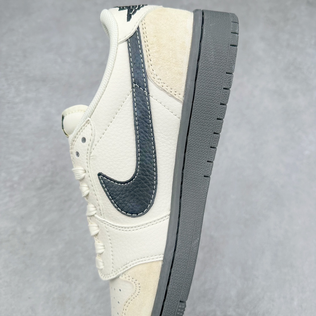 图片[7]-TS x Air Jordan AJ1 Low 倒钩低帮联名定制配色 CF3688-030 原厂内置气垫魔块 A模大底 头层小牛皮 鞋舌AJ原厂专用牛津布+AJ专用反口珍珠布+原厂无杂质高弹内里海棉+特殊封边弹力鞋带 尺码：36 36.5 37.5 38 38.5 39 40 40.5 41 42 42.5 43 44 44.5 45 46 47.5-选品中心
