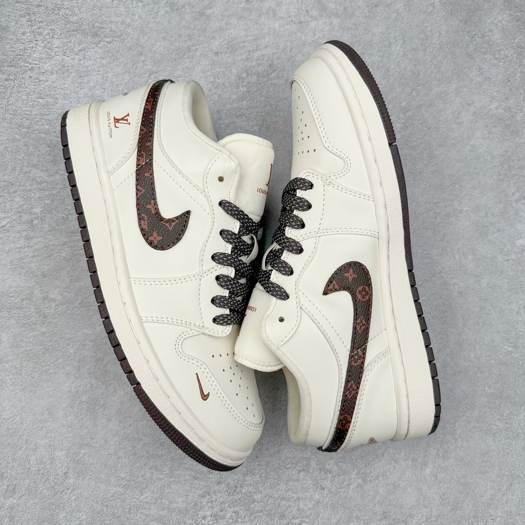 图片[3]-Air Jordan AJ1 Low 低帮系列定制配色 WG8850-004 原厂内置气垫魔块 A模大底 头层小牛皮 鞋舌AJ原厂专用牛津布+AJ专用反口珍珠布+原厂无杂质高弹内里海棉+特殊封边弹力鞋带 尺码：36 36.5 37.5 38 38.5 39 40 40.5 41 42 42.5 43 44 44.5 45 46-选品中心