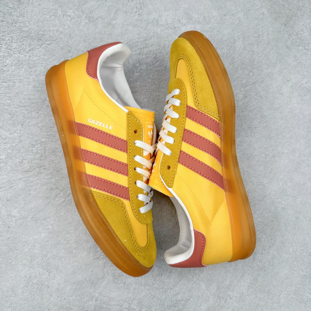 图片[3]-＃福利特价 AD Gazelle Indoor Trainers 羚羊内训系列低帮复古百搭休闲运动德训风板鞋 90年代经典的复刻版 自60年代以足球训练鞋面世以来 Gazelle就以其经典设计席卷全球 1991年版本的复刻 再造经典Gazelle 采用皮革打造 搭配浊色细节 让这款经典更加简约 尺码：35⅓ 36 36⅔ 37⅓ 38 38⅔ 39⅓ 40 40⅔ 41⅓ 42 42⅔ 43⅓ 44 45-选品中心