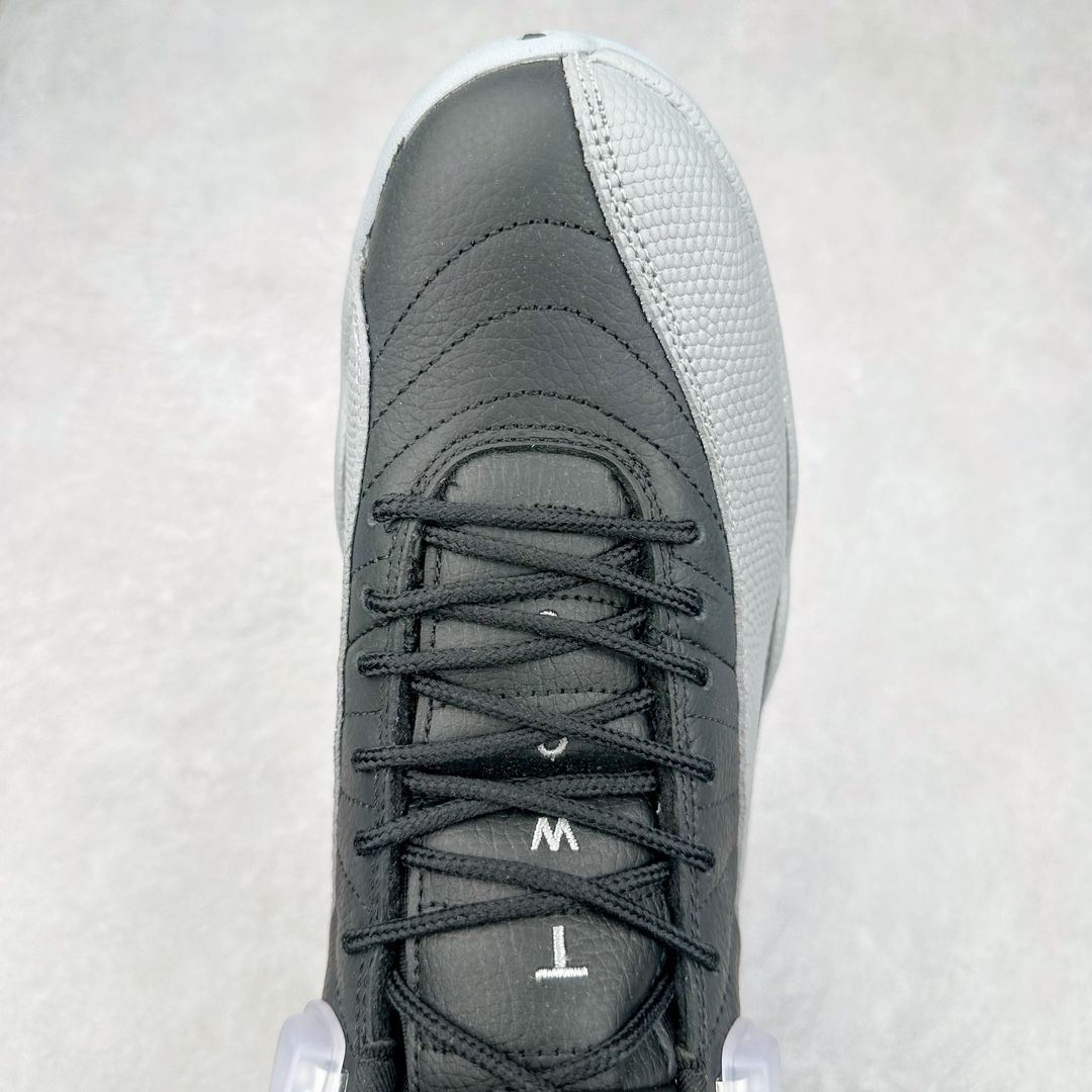 图片[4]-＃NC版 Air Jordan AJ12 Retro 黑灰 CT8013-010 原楦原纸板开发 原汁原味12代鞋型 进口原厂皮料 原厂碳板 原装材料 原厂定制金属扣 原厂电绣 支持与公司货全方位对比 只服务于5%懂鞋的高端客户 发国外可支持各种retail商店充正寄售 尺码：40 40.5 41 42 42.5 43 44 44.5 45 45.5 46 47.5-选品中心