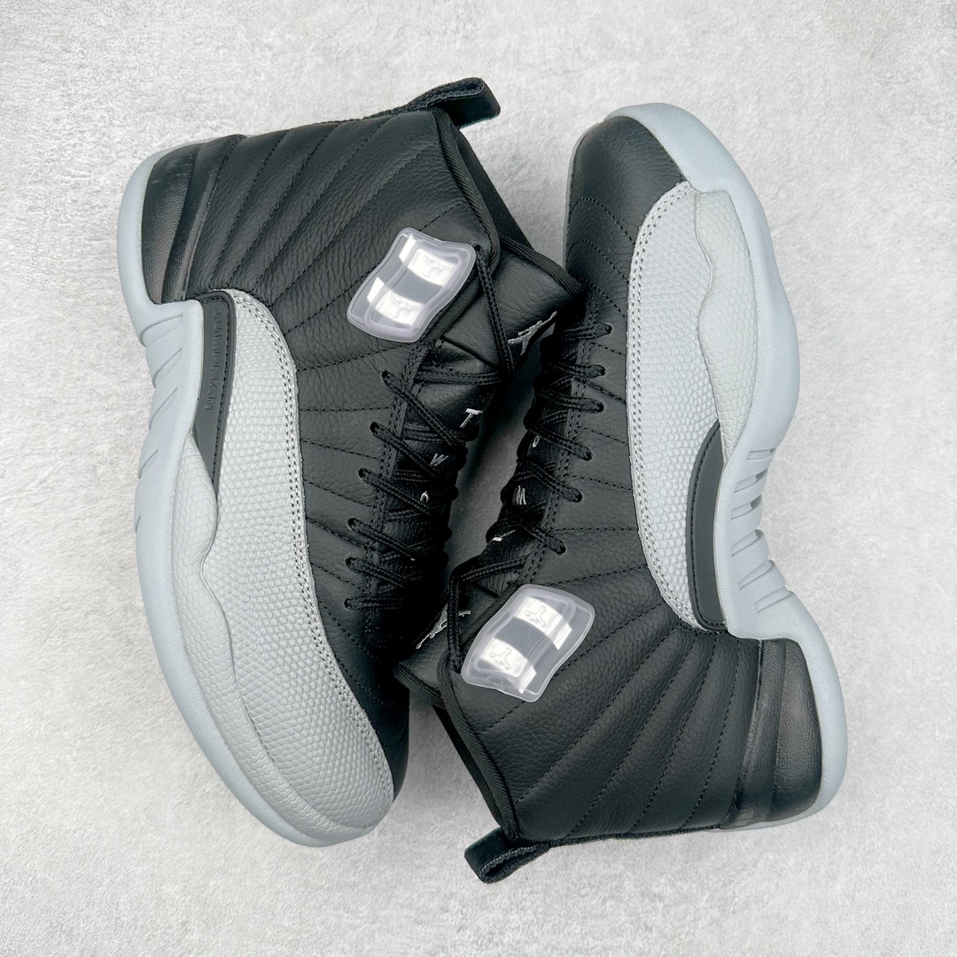 图片[3]-＃NC版 Air Jordan AJ12 Retro 黑灰 CT8013-010 原楦原纸板开发 原汁原味12代鞋型 进口原厂皮料 原厂碳板 原装材料 原厂定制金属扣 原厂电绣 支持与公司货全方位对比 只服务于5%懂鞋的高端客户 发国外可支持各种retail商店充正寄售 尺码：40 40.5 41 42 42.5 43 44 44.5 45 45.5 46 47.5-选品中心