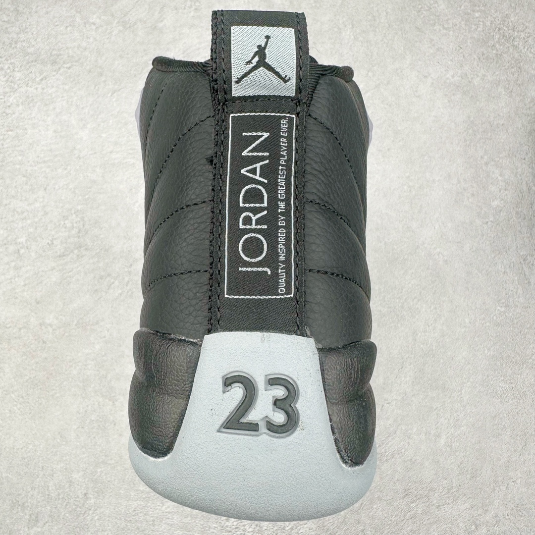 图片[8]-＃NC版 Air Jordan AJ12 Retro 黑灰 CT8013-010 原楦原纸板开发 原汁原味12代鞋型 进口原厂皮料 原厂碳板 原装材料 原厂定制金属扣 原厂电绣 支持与公司货全方位对比 只服务于5%懂鞋的高端客户 发国外可支持各种retail商店充正寄售 尺码：40 40.5 41 42 42.5 43 44 44.5 45 45.5 46 47.5-选品中心