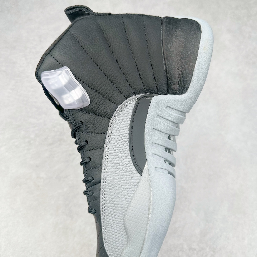图片[7]-＃NC版 Air Jordan AJ12 Retro 黑灰 CT8013-010 原楦原纸板开发 原汁原味12代鞋型 进口原厂皮料 原厂碳板 原装材料 原厂定制金属扣 原厂电绣 支持与公司货全方位对比 只服务于5%懂鞋的高端客户 发国外可支持各种retail商店充正寄售 尺码：40 40.5 41 42 42.5 43 44 44.5 45 45.5 46 47.5-选品中心