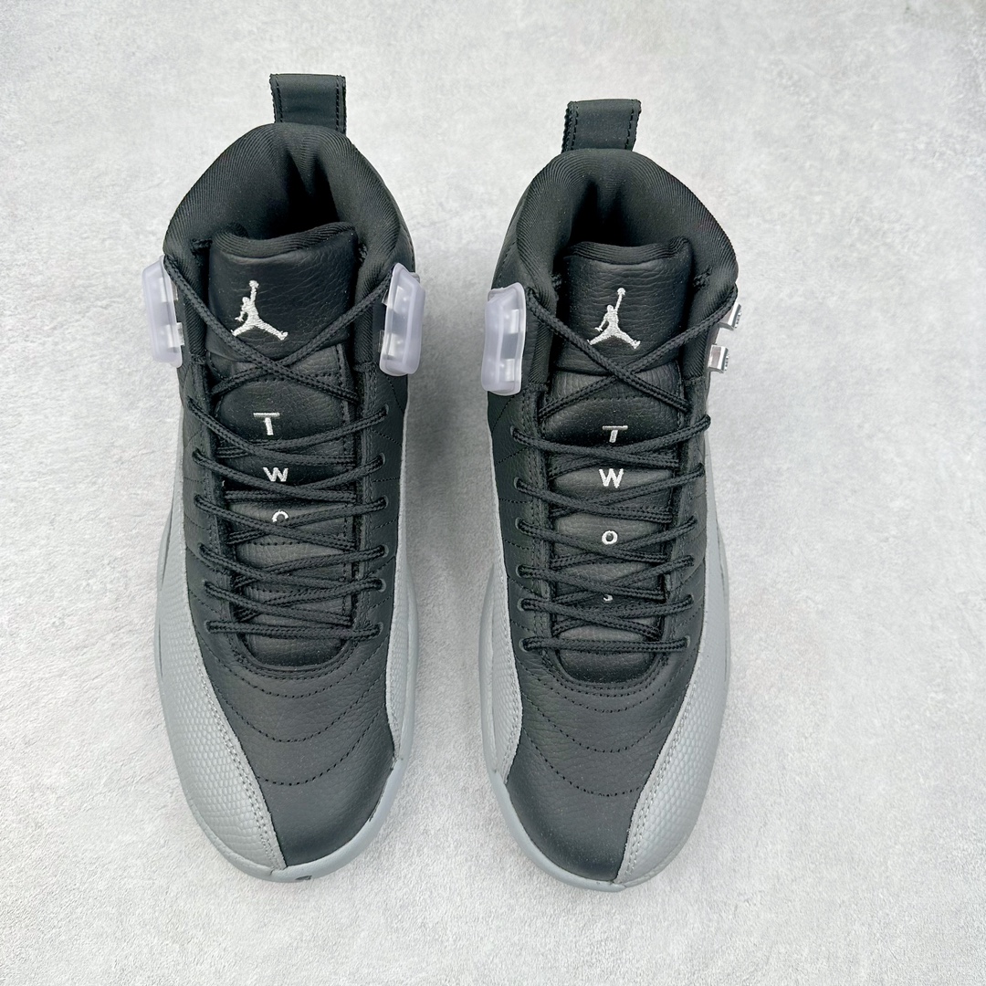 图片[2]-＃NC版 Air Jordan AJ12 Retro 黑灰 CT8013-010 原楦原纸板开发 原汁原味12代鞋型 进口原厂皮料 原厂碳板 原装材料 原厂定制金属扣 原厂电绣 支持与公司货全方位对比 只服务于5%懂鞋的高端客户 发国外可支持各种retail商店充正寄售 尺码：40 40.5 41 42 42.5 43 44 44.5 45 45.5 46 47.5-选品中心