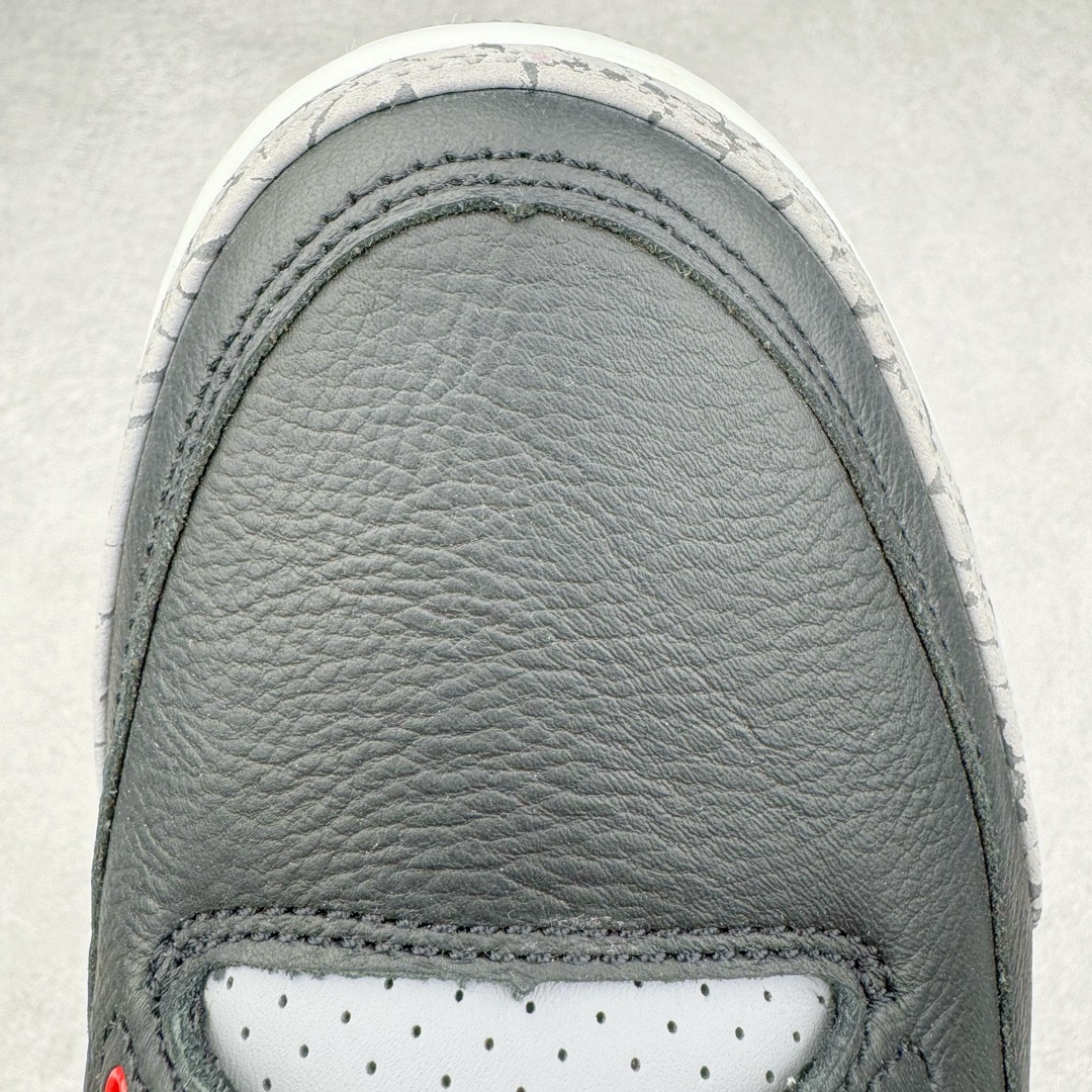 图片[12]-＃Y3纯原 Air Jordan AJ3 Retro 复刻黑水泥 DN3707-010 原楦原纸板开发 确保原汁原味 原厂皮料质感色泽绝无偏差 完美中底拉帮 原厂中底钢印 原档案大底 如假白送 大底纹路 气垫通透度PU的回弹性均百分百还原 原厂电绣鞋舌飞人刺绣针数立体讲究精细欢迎对比正品原鞋 尺码：36 36.5 37.5 38 38.5 39 40 40.5 41 42 42.5 43 44 44.5 45 46 47.5-选品中心