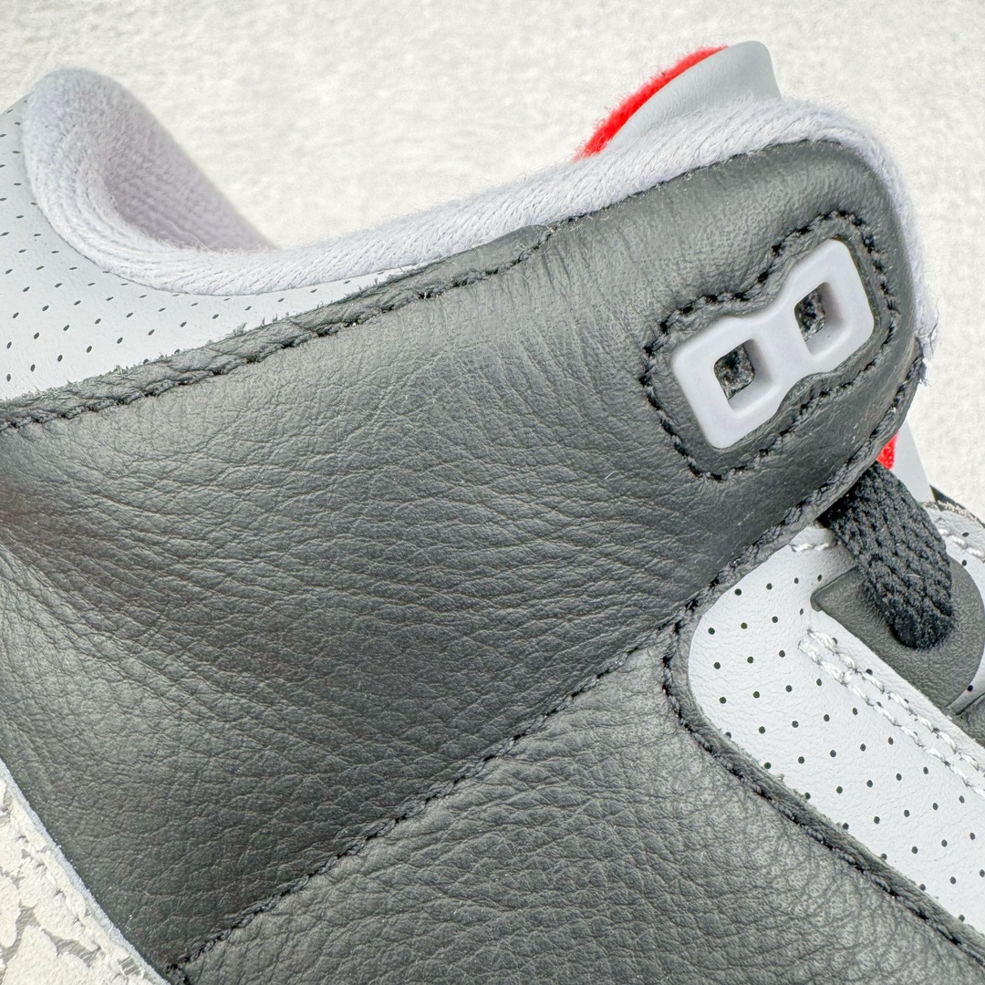图片[15]-＃Y3纯原 Air Jordan AJ3 Retro 复刻黑水泥 DN3707-010 原楦原纸板开发 确保原汁原味 原厂皮料质感色泽绝无偏差 完美中底拉帮 原厂中底钢印 原档案大底 如假白送 大底纹路 气垫通透度PU的回弹性均百分百还原 原厂电绣鞋舌飞人刺绣针数立体讲究精细欢迎对比正品原鞋 尺码：36 36.5 37.5 38 38.5 39 40 40.5 41 42 42.5 43 44 44.5 45 46 47.5-选品中心