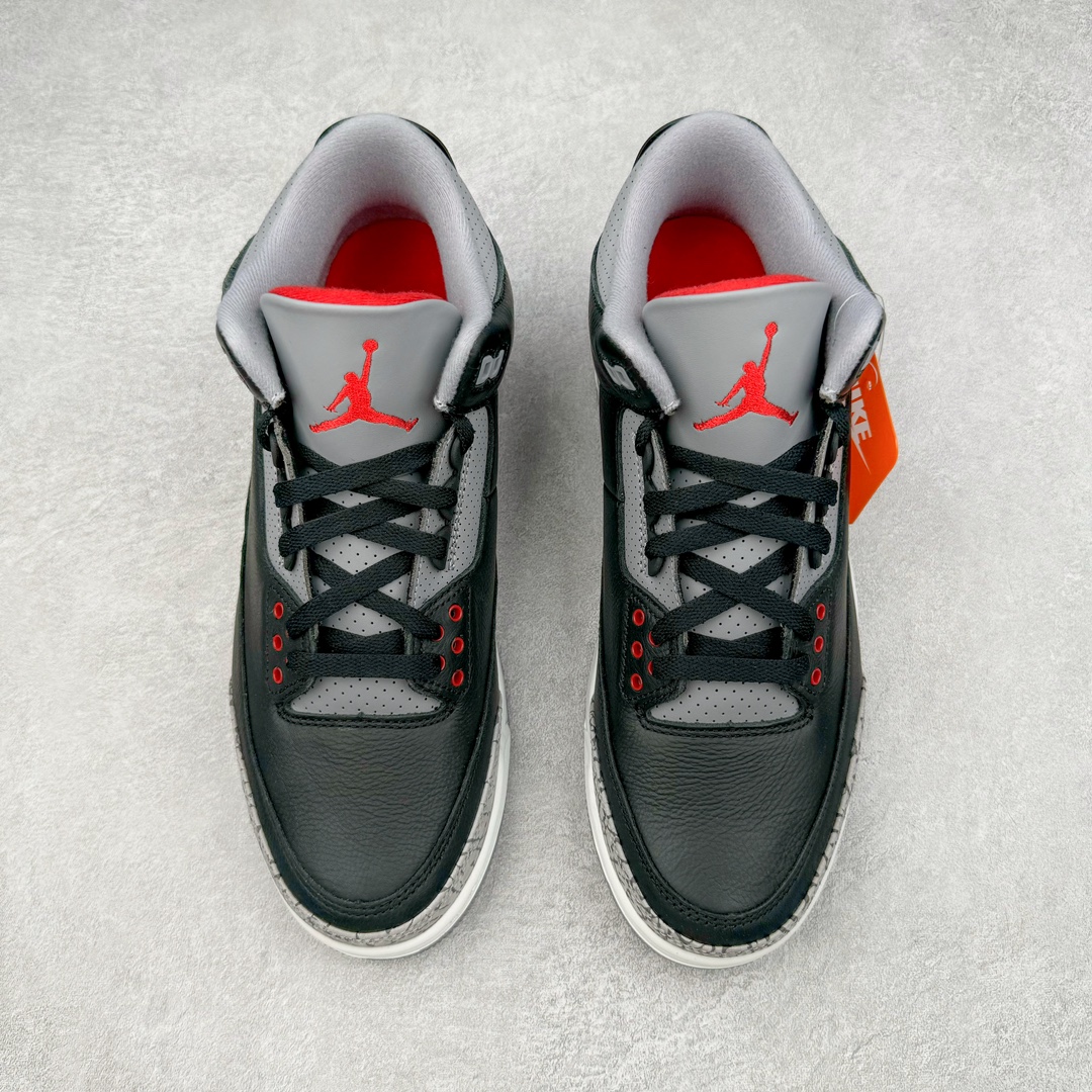 图片[2]-＃Y3纯原 Air Jordan AJ3 Retro 复刻黑水泥 DN3707-010 原楦原纸板开发 确保原汁原味 原厂皮料质感色泽绝无偏差 完美中底拉帮 原厂中底钢印 原档案大底 如假白送 大底纹路 气垫通透度PU的回弹性均百分百还原 原厂电绣鞋舌飞人刺绣针数立体讲究精细欢迎对比正品原鞋 尺码：36 36.5 37.5 38 38.5 39 40 40.5 41 42 42.5 43 44 44.5 45 46 47.5-选品中心