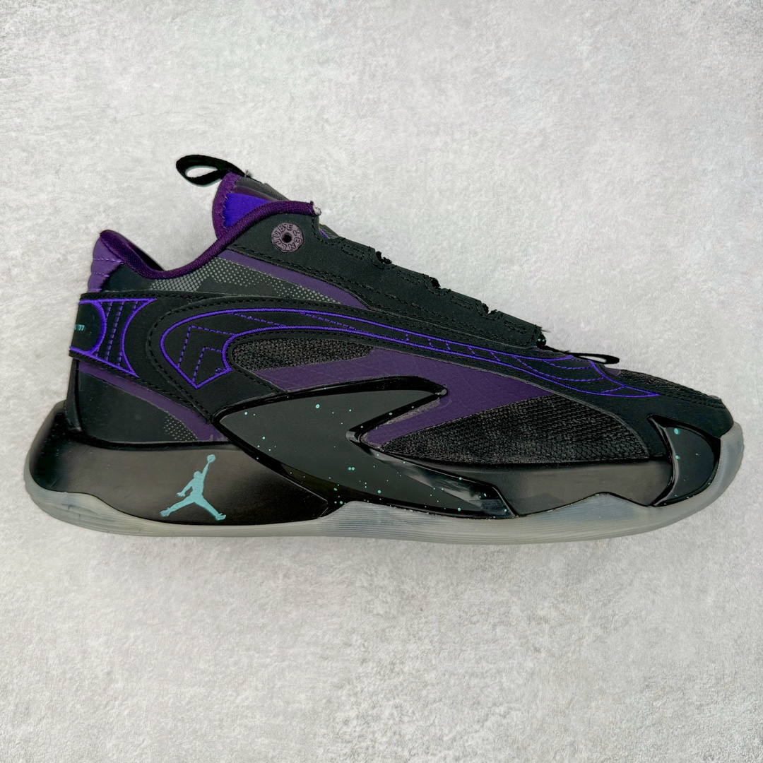 ＃特价福利 Jordan Luka 2 东契奇2代圆头系带减震防滑耐磨低帮篮球鞋 黑紫 尺码：40 40.5 41 42 42.5 43 44 44.5 45 46-选品中心