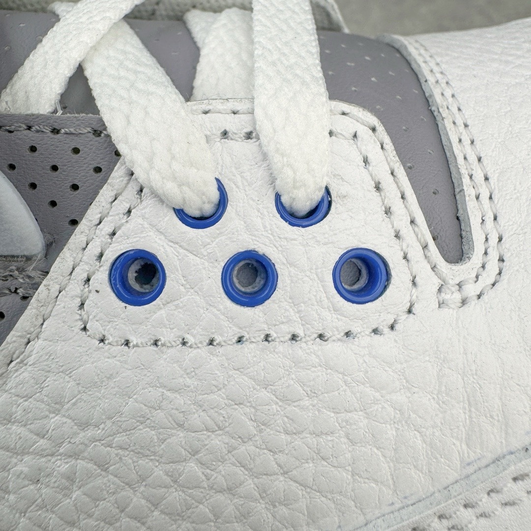 #渠道版 Air Jordan AJ3 Retro 小闪电白蓝 CT8532-145 目前市场最推荐的产