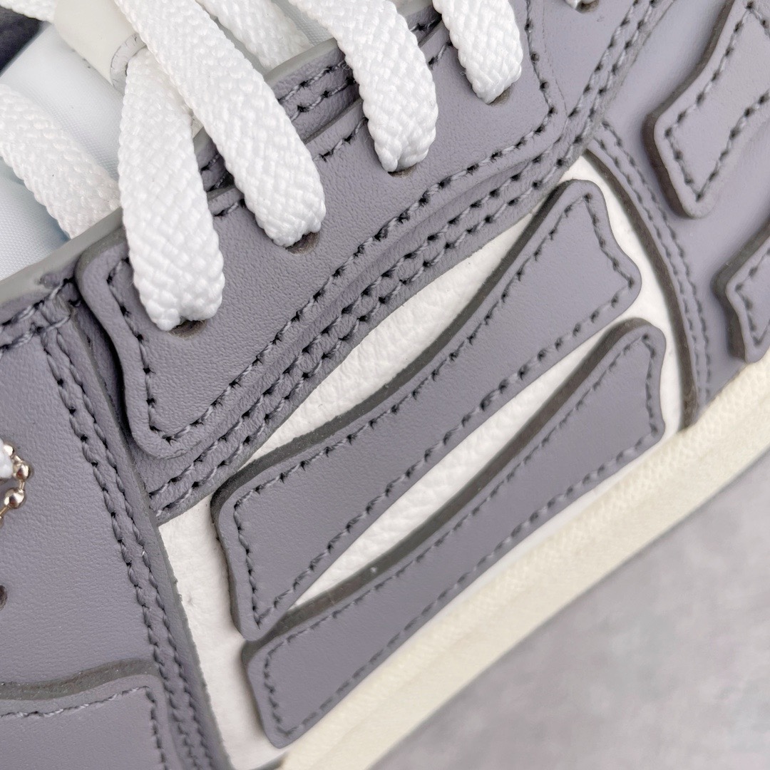 ＃渠道版 AMIRI Skel Top Low Sneakers 洛杉矶街头之王 高奢·埃米尔 骨骼低帮