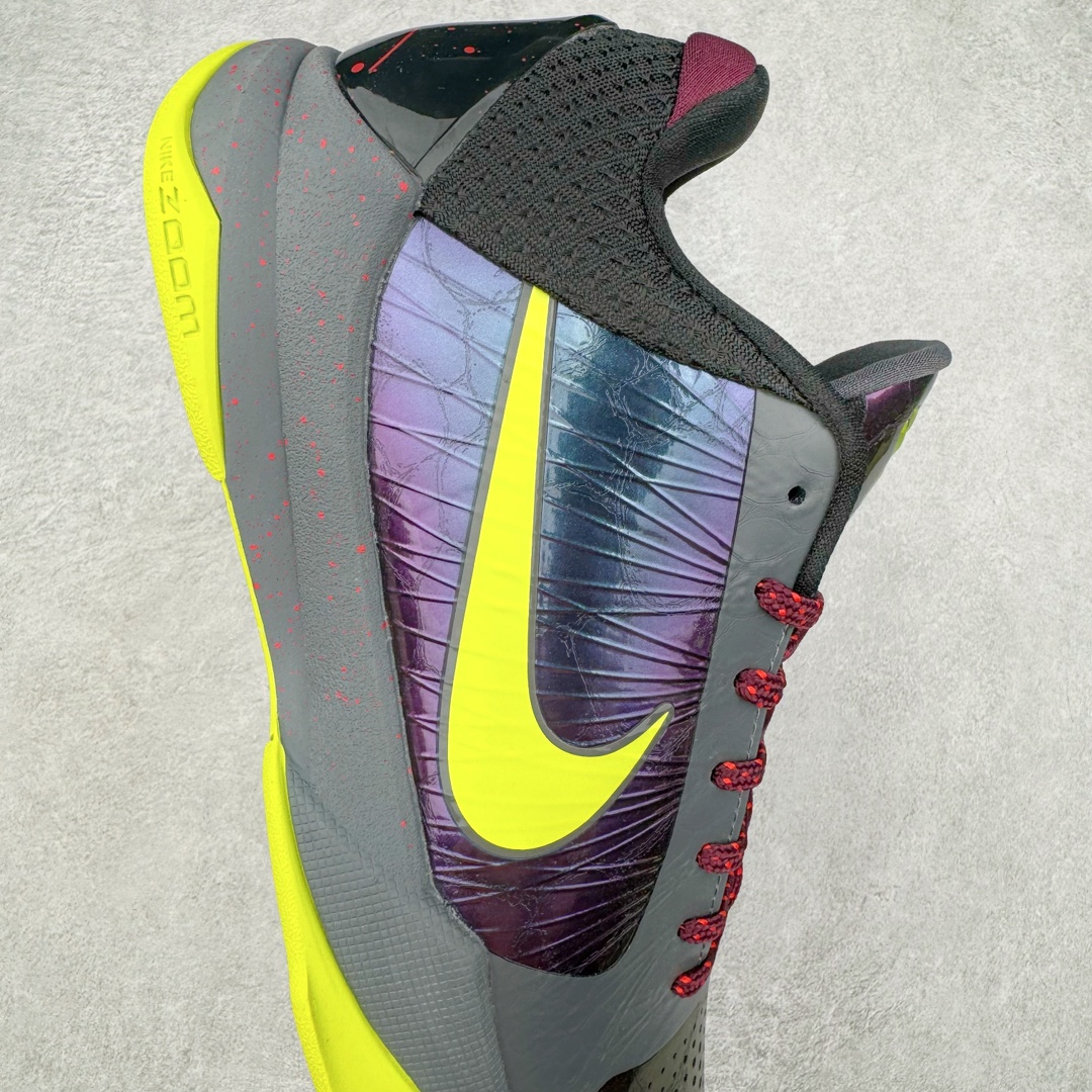 图片[6]-＃OG纯原 NK Zoom Kobe ZK5 科比5代 暗黑小丑 CD4991-001 Zoom Turbo气垫➕后掌EVA缓震 实战配置直接拉满 原楦纸板开发 鞋身流线型、后跟塑形 区分土肥圆 原档数据3D打印 鞋面细节匹配原版 全身鞋材卡料色独家定制 唯一正确喷漆SWOOSH NK专利Flyknit飞线科技，给予鞋身足够抗扭矩力 真实底模最大47.5 实战利器 专供海外市场 尺码：40 40.5 41 42 42.5 43 44 44.5 45 46 47.5 （脚宽、脚胖 建议买大半码）-选品中心