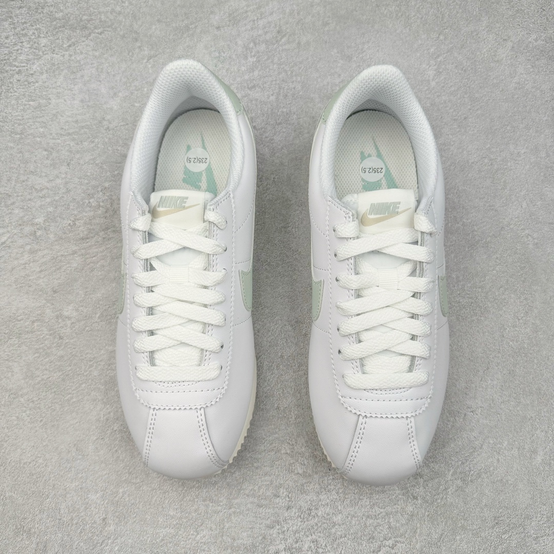 图片[2]-＃JC纯原 NK Classic Cortez Leather 阿甘复古初代皮革慢跑鞋 DN1791-106 实体平台指令订单 全套原纸板楦头开发 原厂数据大底磨具 一比一鞋头弧度高度鞋身弧度 细节品控鞋型随意对比 正确烫金高频细节 公司级标准检验QC 区分市面一切版本 完美复刻阿甘复古鞋型 尺码：35.5 36 36.5 37.5 38 38.5 39 40 40.5 41 42 42.5 43 44 45-选品中心