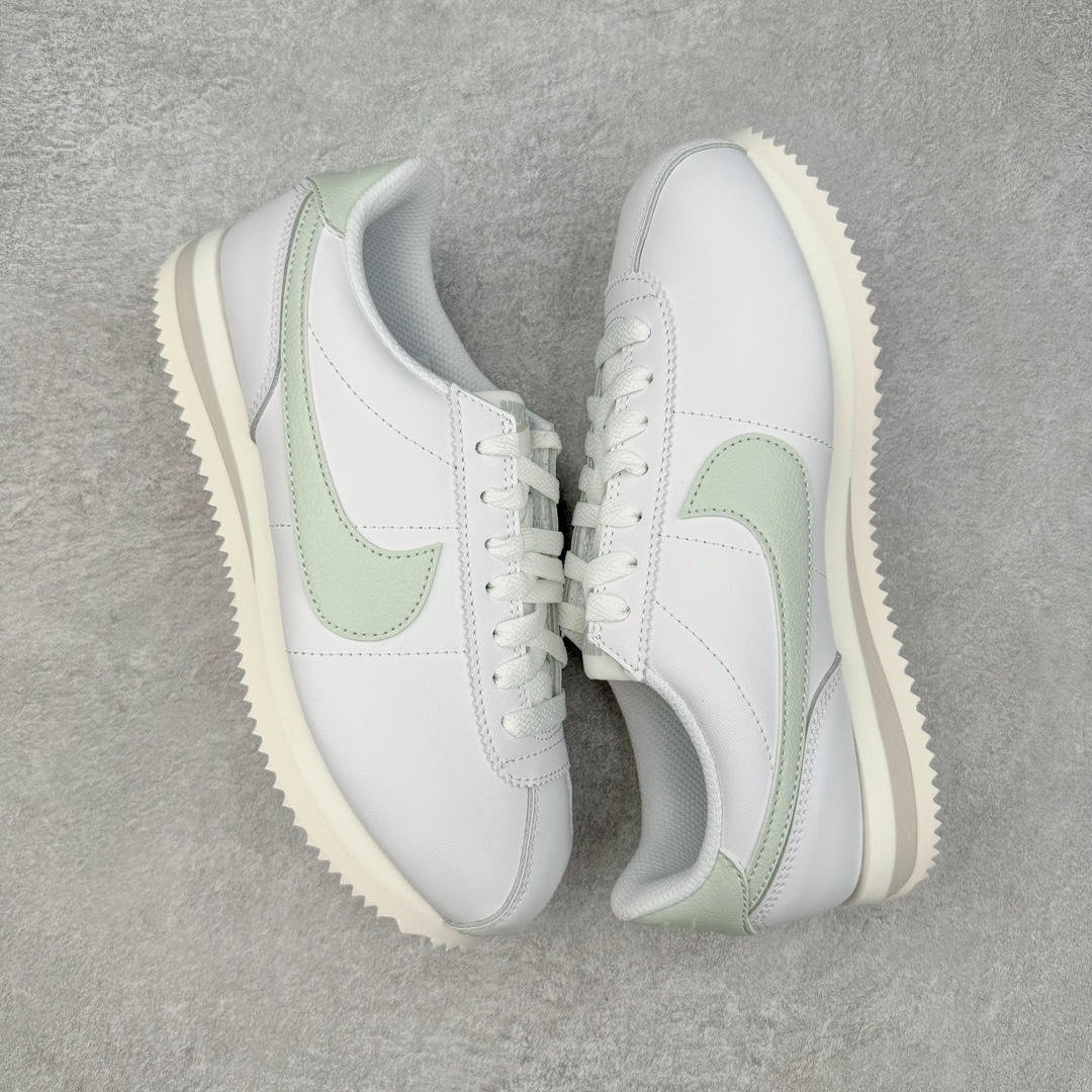 图片[3]-＃JC纯原 NK Classic Cortez Leather 阿甘复古初代皮革慢跑鞋 DN1791-106 实体平台指令订单 全套原纸板楦头开发 原厂数据大底磨具 一比一鞋头弧度高度鞋身弧度 细节品控鞋型随意对比 正确烫金高频细节 公司级标准检验QC 区分市面一切版本 完美复刻阿甘复古鞋型 尺码：35.5 36 36.5 37.5 38 38.5 39 40 40.5 41 42 42.5 43 44 45-选品中心