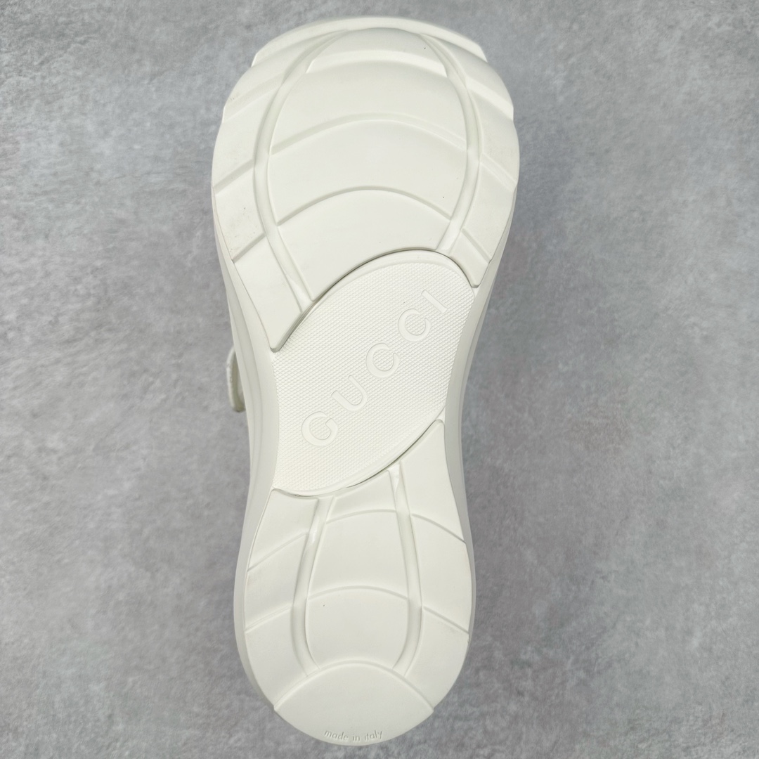 图片[9]-GUCCI古驰 Wave 牛皮革圆头魔术贴低帮生活休闲鞋女款 白色 尺码：35/40-选品中心