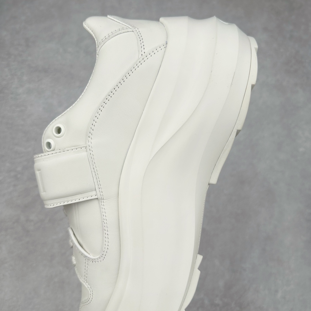 图片[7]-GUCCI古驰 Wave 牛皮革圆头魔术贴低帮生活休闲鞋女款 白色 尺码：35/40-选品中心