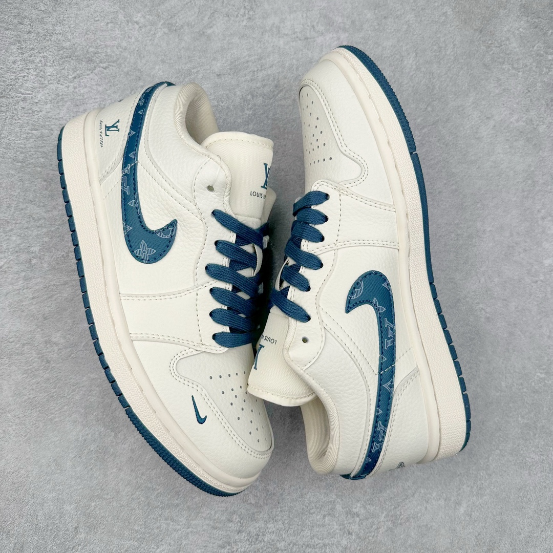 图片[3]-Air Jordan AJ1 Low 低帮系列定制配色 WG8850-005 原厂内置气垫魔块 A模大底 头层小牛皮 鞋舌AJ原厂专用牛津布+AJ专用反口珍珠布+原厂无杂质高弹内里海棉+特殊封边弹力鞋带 尺码：36 36.5 37.5 38 38.5 39 40 40.5 41 42 42.5 43 44 44.5 45 46-选品中心