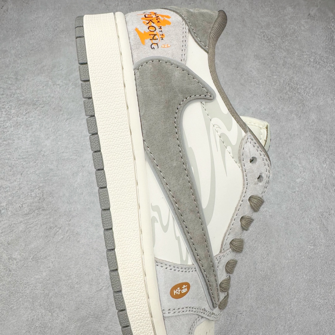 图片[6]-TS x Air Jordan AJ1 Low 倒钩低帮联名定制配色 DM6688-610 原厂内置气垫魔块 A模大底 头层小牛皮 鞋舌AJ原厂专用牛津布+AJ专用反口珍珠布+原厂无杂质高弹内里海棉+特殊封边弹力鞋带 尺码：36 36.5 37.5 38 38.5 39 40 40.5 41 42 42.5 43 44 44.5 45 46 47.5-选品中心
