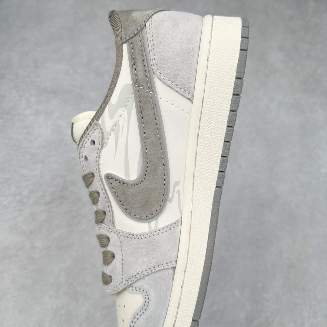 图片[7]-TS x Air Jordan AJ1 Low 倒钩低帮联名定制配色 DM6688-610 原厂内置气垫魔块 A模大底 头层小牛皮 鞋舌AJ原厂专用牛津布+AJ专用反口珍珠布+原厂无杂质高弹内里海棉+特殊封边弹力鞋带 尺码：36 36.5 37.5 38 38.5 39 40 40.5 41 42 42.5 43 44 44.5 45 46 47.5-选品中心