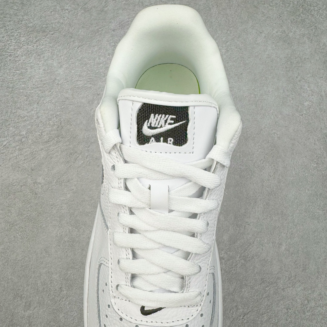 图片[5]-NK Air Force 1 Low EVO 空军一号气垫休闲板鞋 HF3630-108 采用镂空细节设计 凸显耐克勾标志 外底搭载全掌型 Nike Air 缓震配置 焕新演绎 Air Force 1 鞋款 设计采用白色荔枝纹皮革质材 巧搭网布点缀两侧 Swoosh 和后跟 最后以白色橡胶大底 致敬经典 特别搭载全掌型 Nike Air 缓震中底 经典 80 年代结构搭配醒目细节 让你在球场内外都能时尚有型 尺码：36 36.5 37.5 38 38.5 39 40 40.5 41 42 42.5 43 44 44.5 45-选品中心