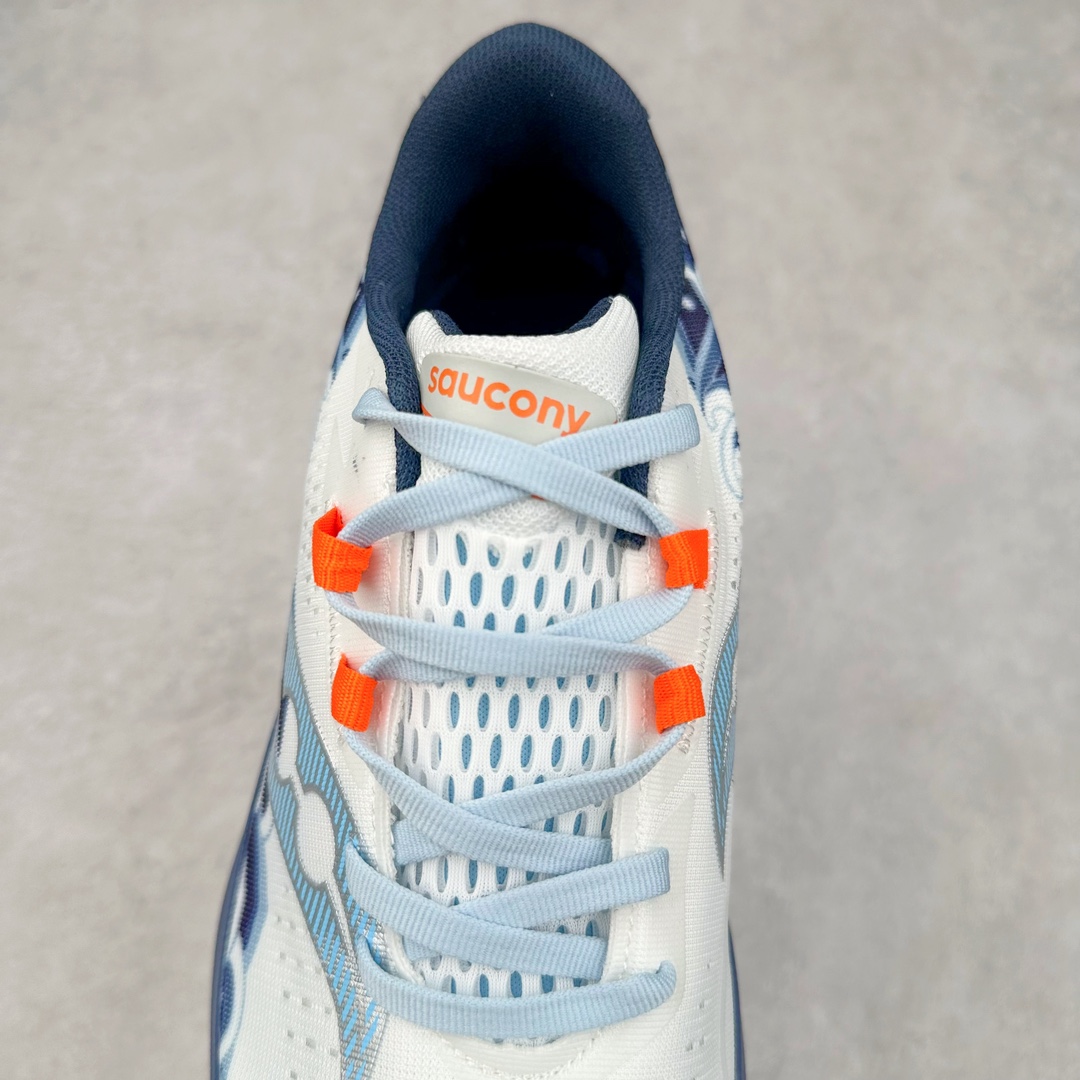 图片[5]-慢跑鞋中的劳斯莱斯 Saucony Endorphin Speed 索康尼啡速4代舒适织物低帮训练跑步鞋 尼龙板厚底竞速训练鞋 #原数据开发纸版楦型 #采用工学透气针织布鞋面材质 #内嵌3D环绕包裹缓震鞋垫 #外置镂空XT-900防滑橡胶大底❗️ #啡速属于减配版，推进力较为温和，尼龙板刚性也不强，驾驭门槛较低，适合进阶跑者日常训练及短距离比赛，适合精英跑者竞速训练。 #中底采用加厚的 PWRRUN PB缓震泡棉，有效减少触地带来的冲击力，能量回馈高达90%，缓震和回弹表现出色。S型飞翼尼龙板结合快速滚动科技，提供推进力的同时，还加强了稳定支撑保护，前后掌过渡也更加流畅。 尺码：40 40.5 41 42 42.5 43 44 44.5 45 女鞋后续待出-选品中心