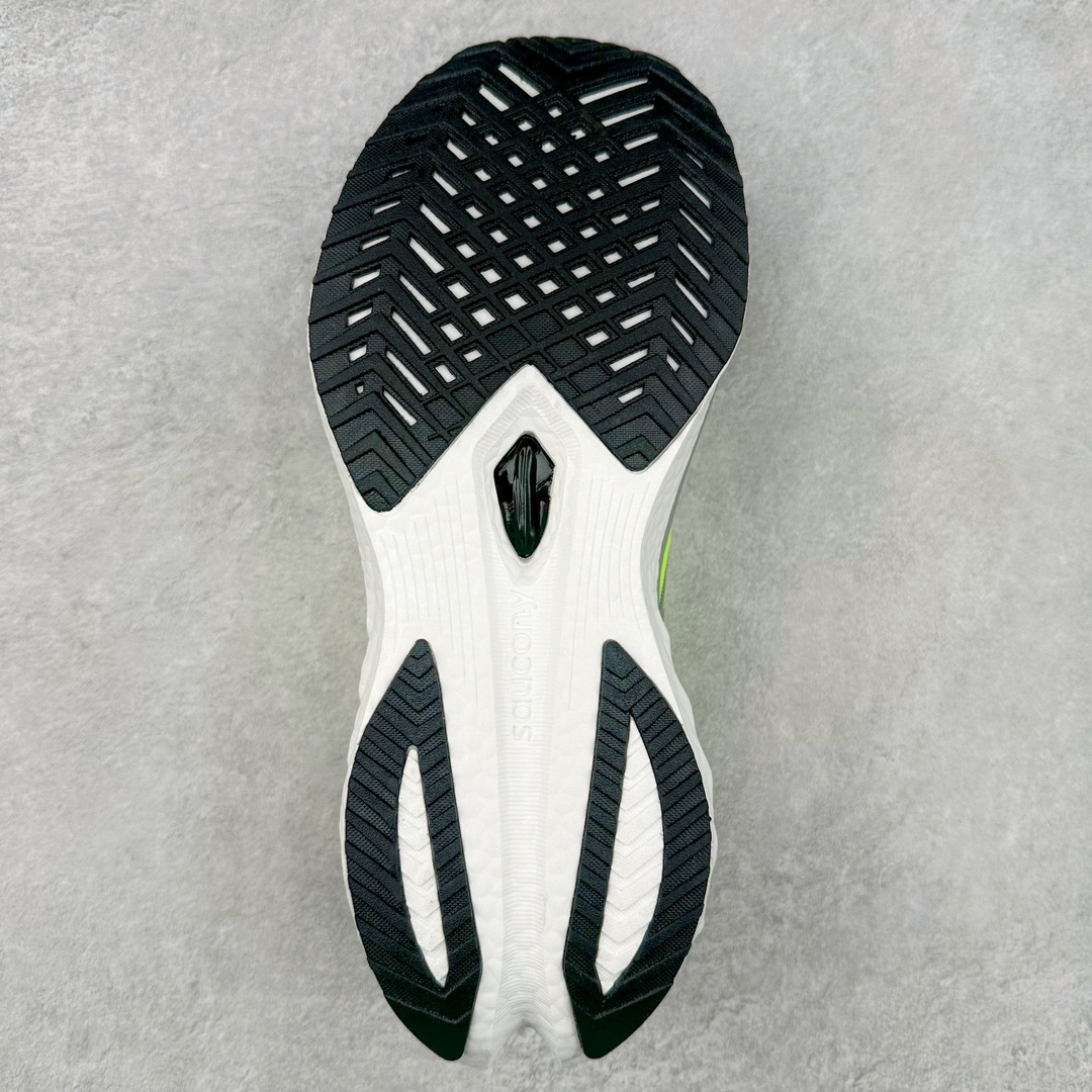 图片[9]-慢跑鞋中的劳斯莱斯 Saucony Endorphin Speed 索康尼啡速4代舒适织物低帮训练跑步鞋 尼龙板厚底竞速训练鞋 #原数据开发纸版楦型 #采用工学透气针织布鞋面材质 #内嵌3D环绕包裹缓震鞋垫 #外置镂空XT-900防滑橡胶大底❗️ #啡速属于减配版，推进力较为温和，尼龙板刚性也不强，驾驭门槛较低，适合进阶跑者日常训练及短距离比赛，适合精英跑者竞速训练。 #中底采用加厚的 PWRRUN PB缓震泡棉，有效减少触地带来的冲击力，能量回馈高达90%，缓震和回弹表现出色。S型飞翼尼龙板结合快速滚动科技，提供推进力的同时，还加强了稳定支撑保护，前后掌过渡也更加流畅。 尺码：40 40.5 41 42 42.5 43 44 44.5 45 女鞋后续待出-选品中心