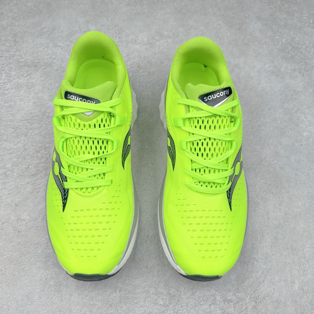 图片[2]-慢跑鞋中的劳斯莱斯 Saucony Endorphin Speed 索康尼啡速4代舒适织物低帮训练跑步鞋 尼龙板厚底竞速训练鞋 #原数据开发纸版楦型 #采用工学透气针织布鞋面材质 #内嵌3D环绕包裹缓震鞋垫 #外置镂空XT-900防滑橡胶大底❗️ #啡速属于减配版，推进力较为温和，尼龙板刚性也不强，驾驭门槛较低，适合进阶跑者日常训练及短距离比赛，适合精英跑者竞速训练。 #中底采用加厚的 PWRRUN PB缓震泡棉，有效减少触地带来的冲击力，能量回馈高达90%，缓震和回弹表现出色。S型飞翼尼龙板结合快速滚动科技，提供推进力的同时，还加强了稳定支撑保护，前后掌过渡也更加流畅。 尺码：40 40.5 41 42 42.5 43 44 44.5 45 女鞋后续待出-选品中心