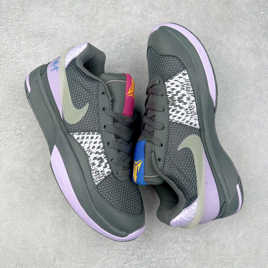 图片[2]-＃CK NK Zoom JA 1 EP 莫兰特一代低帮休闲运动篮球鞋 FV1288-001 采用透气轻量网织鞋面材质 配置两枚圆形Zoom Air纤维气垫及后掌缓震泡棉材质 分段式结构防滑橡胶外底 尺码 39 40 40.5 41 42 42.5 43 44 44.5 45 46 47.5-选品中心