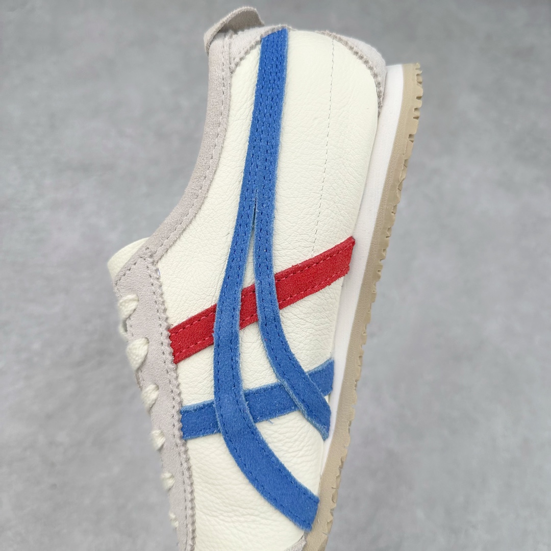 图片[7]-＃MOK Asics Onitsuka Tiger MEXICO 66 亚瑟士鬼冢虎复古经典板鞋 市场最强版本 每个配色均购入原鞋校对 真正原厂头层牛皮 如假包赔 纹路、色泽、皮心颜色 质感百分百还原 海外订单工厂出品 超成熟稳定的做工品控 原装全套纸板楦头开发 原汁原味 完美呈现版型 私模正确鞋底咬花纹路 一比一鞋头弧度高度鞋身弧度 绝不口嗨 细节品控鞋型随意秒杀市面 原档咬花纹路私模大底 一个单元有六个三角形 总体形拼接呈现花瓣状 官方四联吊牌 原装Ortholite轻量化鞋垫 原盒原配 质保卡 说明书 钢印防尘纸 纸板中底带钢印 乳胶组合鞋垫 支持全方位的对比专柜 产品从款式颜色造型上体现出追求舒适和细节的完美 鞋类更是推崇手工制作的严谨与完美 融舒适性与可穿性的设计风格 注重细节的完美和别致魅力 既保持稳重 又不失轻松的时尚感 尺码：35 36 37 37.5 38 39 39.5 40 40.5 41.5 42 42.5 43.5 44 45 46-选品中心