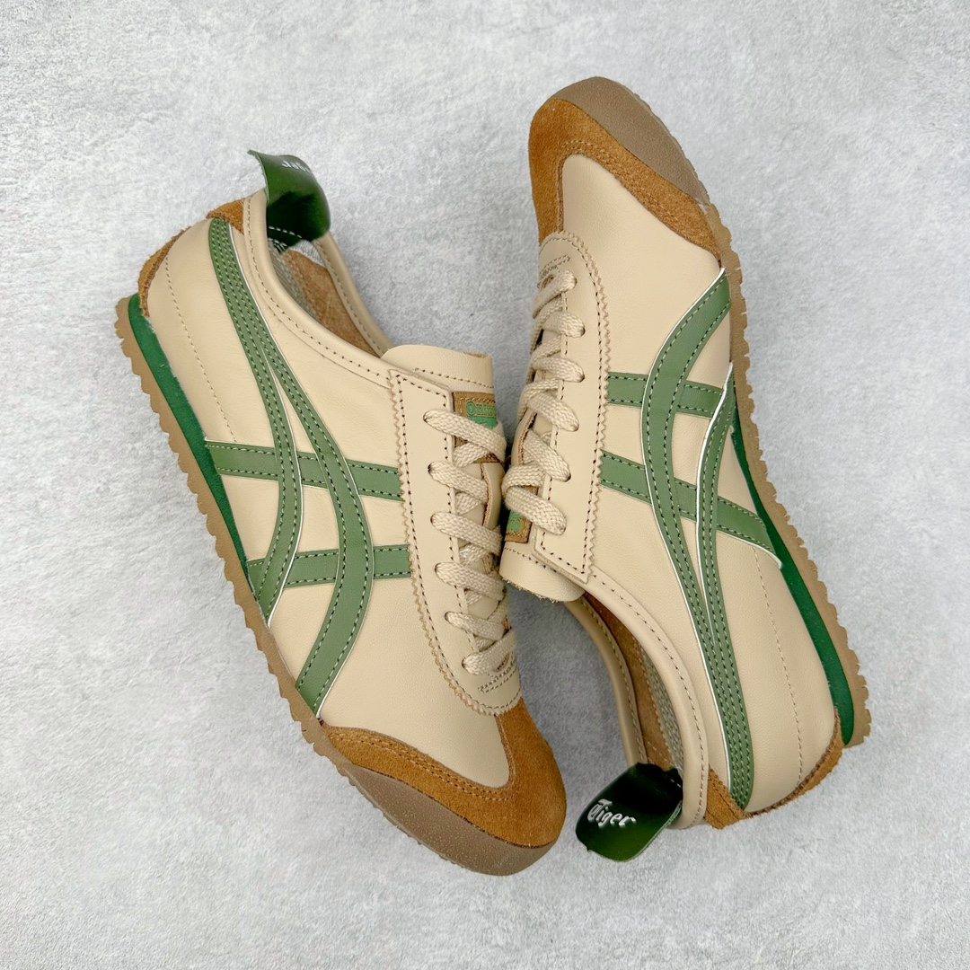 图片[3]-＃MOK Asics Onitsuka Tiger MEXICO 66 亚瑟士鬼冢虎复古经典板鞋 市场最强版本 每个配色均购入原鞋校对 真正原厂头层牛皮 如假包赔 纹路、色泽、皮心颜色 质感百分百还原 海外订单工厂出品 超成熟稳定的做工品控 原装全套纸板楦头开发 原汁原味 完美呈现版型 私模正确鞋底咬花纹路 一比一鞋头弧度高度鞋身弧度 绝不口嗨 细节品控鞋型随意秒杀市面 原档咬花纹路私模大底 一个单元有六个三角形 总体形拼接呈现花瓣状 官方四联吊牌 原装Ortholite轻量化鞋垫 原盒原配 质保卡 说明书 钢印防尘纸 纸板中底带钢印 乳胶组合鞋垫 支持全方位的对比专柜 产品从款式颜色造型上体现出追求舒适和细节的完美 鞋类更是推崇手工制作的严谨与完美 融舒适性与可穿性的设计风格 注重细节的完美和别致魅力 既保持稳重 又不失轻松的时尚感 尺码：35 36 37 37.5 38 39 39.5 40 40.5 41.5 42 42.5 43.5 44 45 46-选品中心