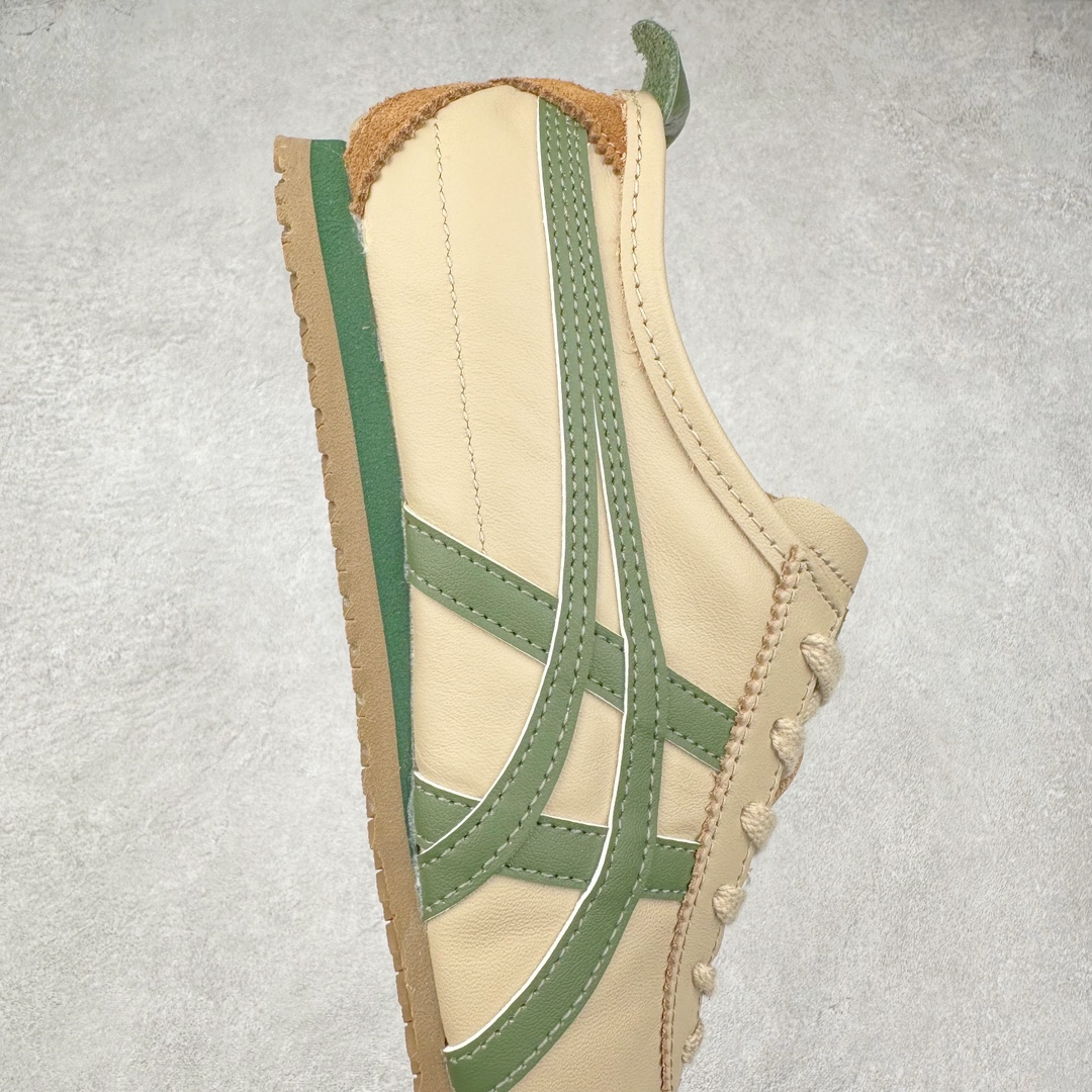 图片[6]-＃MOK Asics Onitsuka Tiger MEXICO 66 亚瑟士鬼冢虎复古经典板鞋 市场最强版本 每个配色均购入原鞋校对 真正原厂头层牛皮 如假包赔 纹路、色泽、皮心颜色 质感百分百还原 海外订单工厂出品 超成熟稳定的做工品控 原装全套纸板楦头开发 原汁原味 完美呈现版型 私模正确鞋底咬花纹路 一比一鞋头弧度高度鞋身弧度 绝不口嗨 细节品控鞋型随意秒杀市面 原档咬花纹路私模大底 一个单元有六个三角形 总体形拼接呈现花瓣状 官方四联吊牌 原装Ortholite轻量化鞋垫 原盒原配 质保卡 说明书 钢印防尘纸 纸板中底带钢印 乳胶组合鞋垫 支持全方位的对比专柜 产品从款式颜色造型上体现出追求舒适和细节的完美 鞋类更是推崇手工制作的严谨与完美 融舒适性与可穿性的设计风格 注重细节的完美和别致魅力 既保持稳重 又不失轻松的时尚感 尺码：35 36 37 37.5 38 39 39.5 40 40.5 41.5 42 42.5 43.5 44 45 46-选品中心