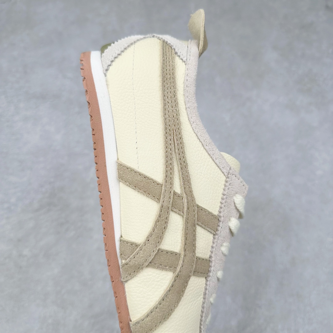 图片[6]-＃MOK Asics Onitsuka Tiger MEXICO 66 亚瑟士鬼冢虎复古经典板鞋 市场最强版本 每个配色均购入原鞋校对 真正原厂头层牛皮 如假包赔 纹路、色泽、皮心颜色 质感百分百还原 海外订单工厂出品 超成熟稳定的做工品控 原装全套纸板楦头开发 原汁原味 完美呈现版型 私模正确鞋底咬花纹路 一比一鞋头弧度高度鞋身弧度 绝不口嗨 细节品控鞋型随意秒杀市面 原档咬花纹路私模大底 一个单元有六个三角形 总体形拼接呈现花瓣状 官方四联吊牌 原装Ortholite轻量化鞋垫 原盒原配 质保卡 说明书 钢印防尘纸 纸板中底带钢印 乳胶组合鞋垫 支持全方位的对比专柜 产品从款式颜色造型上体现出追求舒适和细节的完美 鞋类更是推崇手工制作的严谨与完美 融舒适性与可穿性的设计风格 注重细节的完美和别致魅力 既保持稳重 又不失轻松的时尚感 尺码：35 36 37 37.5 38 39 39.5 40 40.5 41.5 42 42.5 43.5 44 45 46-选品中心