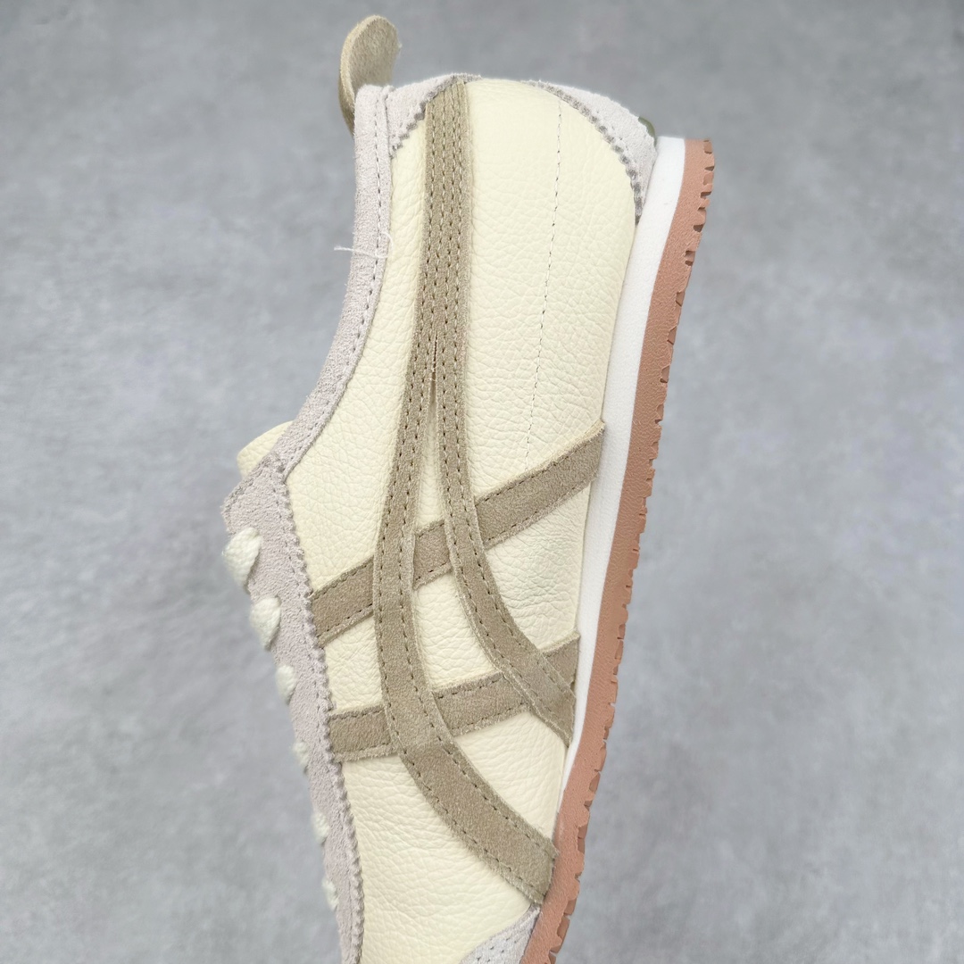 图片[7]-＃MOK Asics Onitsuka Tiger MEXICO 66 亚瑟士鬼冢虎复古经典板鞋 市场最强版本 每个配色均购入原鞋校对 真正原厂头层牛皮 如假包赔 纹路、色泽、皮心颜色 质感百分百还原 海外订单工厂出品 超成熟稳定的做工品控 原装全套纸板楦头开发 原汁原味 完美呈现版型 私模正确鞋底咬花纹路 一比一鞋头弧度高度鞋身弧度 绝不口嗨 细节品控鞋型随意秒杀市面 原档咬花纹路私模大底 一个单元有六个三角形 总体形拼接呈现花瓣状 官方四联吊牌 原装Ortholite轻量化鞋垫 原盒原配 质保卡 说明书 钢印防尘纸 纸板中底带钢印 乳胶组合鞋垫 支持全方位的对比专柜 产品从款式颜色造型上体现出追求舒适和细节的完美 鞋类更是推崇手工制作的严谨与完美 融舒适性与可穿性的设计风格 注重细节的完美和别致魅力 既保持稳重 又不失轻松的时尚感 尺码：35 36 37 37.5 38 39 39.5 40 40.5 41.5 42 42.5 43.5 44 45 46-选品中心