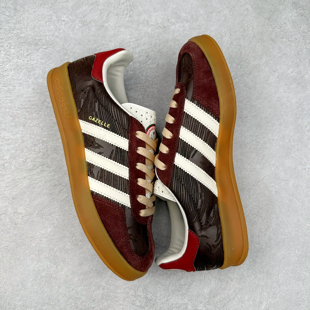 图片[3]-AD Gazelle Indoor Trainers 羚羊内训系列低帮复古百搭休闲运动德训风板鞋 JP5671 90年代经典的复刻版！自60年代以足球训练鞋面世以来,Gazelle就以其经典设计席卷全球。1991年版本的复刻,再造经典Gazelle。采用皮革打造,搭配浊色细节,让这款经典更加简约。尺码：36 36⅔ 37⅓ 38 38⅔ 39⅓ 40 40⅔ 41⅓ 42 42⅔ 43⅓ 44 45-选品中心
