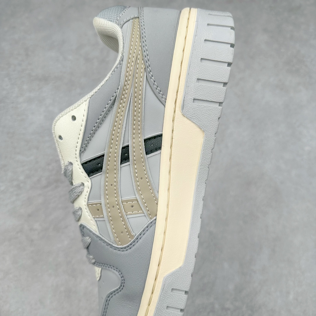 图片[7]-ASICS COURT TRAIL MZ 亚瑟士包头增高板鞋 复古风刮起来 百搭舒适绝绝子 谁的鞋柜里没有一双百搭的ASICS亚瑟士复古鞋呢 配色很大气 米色黑色复古内味拉满了 厚底又加了一丝时尚感 搭配90年代经典虎爪纹 logo设计 很有特色 我敢说这双可以是超级万能百搭的了 上脚也很轻便透气 超级舒服 尺码：36-45-选品中心