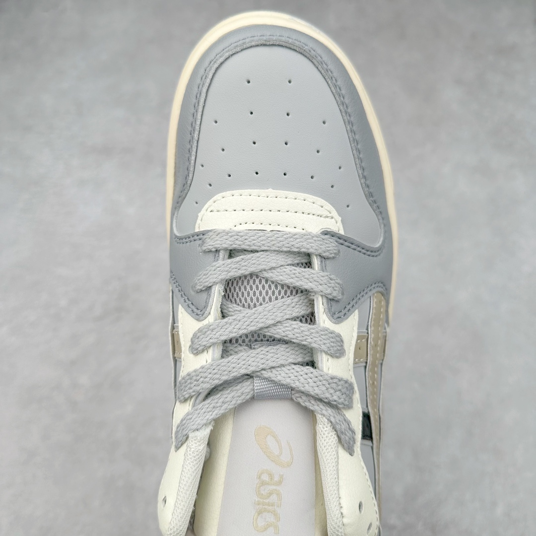 图片[4]-ASICS COURT TRAIL MZ 亚瑟士包头增高板鞋 复古风刮起来 百搭舒适绝绝子 谁的鞋柜里没有一双百搭的ASICS亚瑟士复古鞋呢 配色很大气 米色黑色复古内味拉满了 厚底又加了一丝时尚感 搭配90年代经典虎爪纹 logo设计 很有特色 我敢说这双可以是超级万能百搭的了 上脚也很轻便透气 超级舒服 尺码：36-45-选品中心