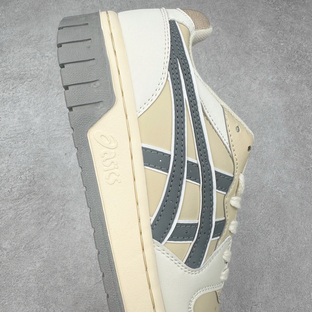 图片[6]-ASICS COURT TRAIL MZ 亚瑟士包头增高板鞋 复古风刮起来 百搭舒适绝绝子 谁的鞋柜里没有一双百搭的ASICS亚瑟士复古鞋呢 配色很大气 米色黑色复古内味拉满了 厚底又加了一丝时尚感 搭配90年代经典虎爪纹 logo设计 很有特色 我敢说这双可以是超级万能百搭的了 上脚也很轻便透气 超级舒服 尺码：36-45-选品中心