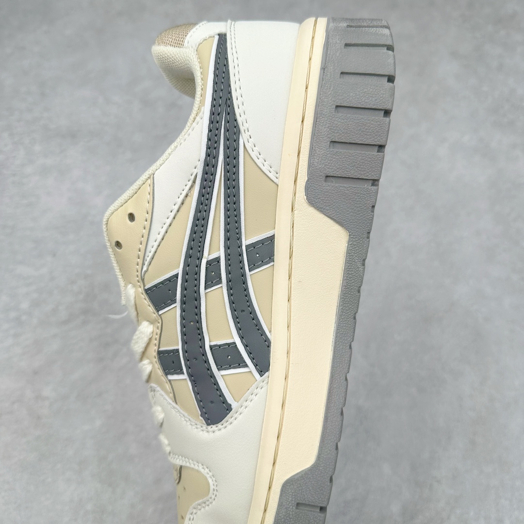 图片[7]-ASICS COURT TRAIL MZ 亚瑟士包头增高板鞋 复古风刮起来 百搭舒适绝绝子 谁的鞋柜里没有一双百搭的ASICS亚瑟士复古鞋呢 配色很大气 米色黑色复古内味拉满了 厚底又加了一丝时尚感 搭配90年代经典虎爪纹 logo设计 很有特色 我敢说这双可以是超级万能百搭的了 上脚也很轻便透气 超级舒服 尺码：36-45-选品中心