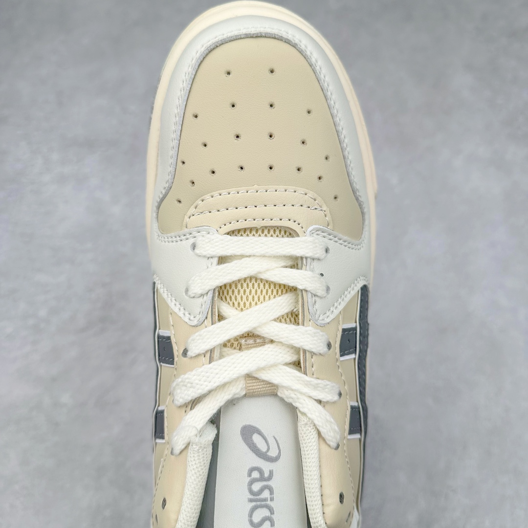 图片[4]-ASICS COURT TRAIL MZ 亚瑟士包头增高板鞋 复古风刮起来 百搭舒适绝绝子 谁的鞋柜里没有一双百搭的ASICS亚瑟士复古鞋呢 配色很大气 米色黑色复古内味拉满了 厚底又加了一丝时尚感 搭配90年代经典虎爪纹 logo设计 很有特色 我敢说这双可以是超级万能百搭的了 上脚也很轻便透气 超级舒服 尺码：36-45-选品中心