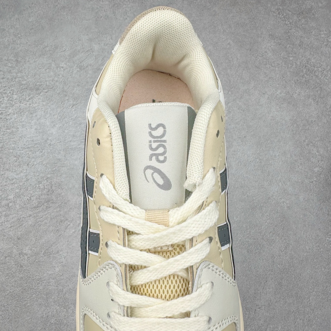 图片[5]-ASICS COURT TRAIL MZ 亚瑟士包头增高板鞋 复古风刮起来 百搭舒适绝绝子 谁的鞋柜里没有一双百搭的ASICS亚瑟士复古鞋呢 配色很大气 米色黑色复古内味拉满了 厚底又加了一丝时尚感 搭配90年代经典虎爪纹 logo设计 很有特色 我敢说这双可以是超级万能百搭的了 上脚也很轻便透气 超级舒服 尺码：36-45-选品中心