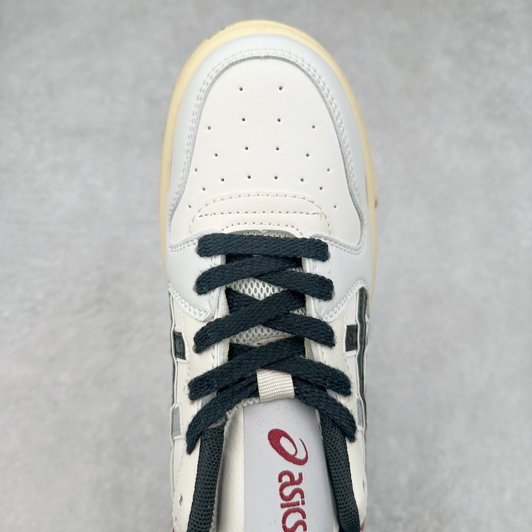 图片[4]-ASICS COURT TRAIL MZ 亚瑟士包头增高板鞋 复古风刮起来 百搭舒适绝绝子 谁的鞋柜里没有一双百搭的ASICS亚瑟士复古鞋呢 配色很大气 米色黑色复古内味拉满了 厚底又加了一丝时尚感 搭配90年代经典虎爪纹 logo设计 很有特色 我敢说这双可以是超级万能百搭的了 上脚也很轻便透气 超级舒服 尺码：36-45-选品中心