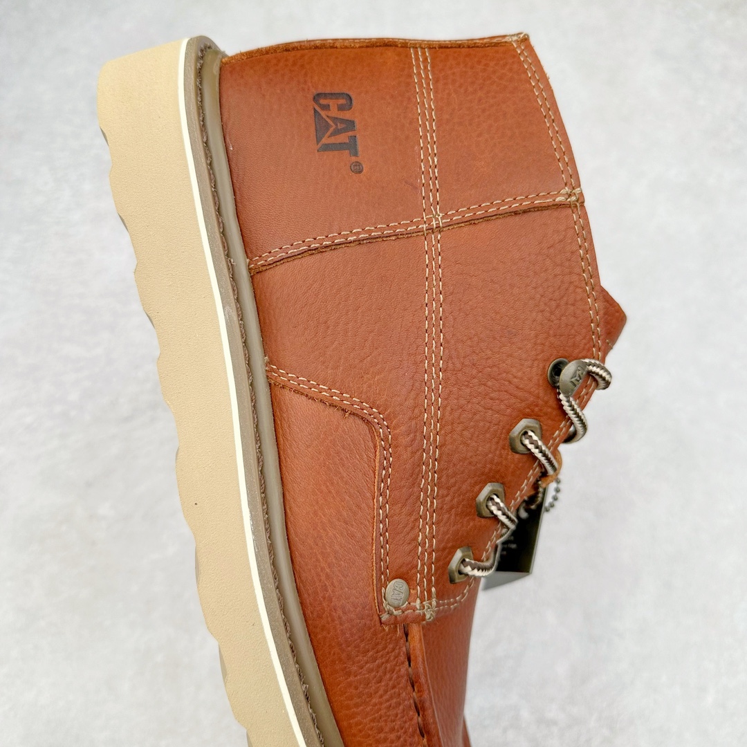 图片[6]-CAT卡特 硬汉推土机品牌经典百搭户外中帮休闲男鞋 广东大厂品质 24ss秋冬新款 常年主打 时尚潮流搭配 面料釆用意大利进口磨砂牛皮 全鞋真牛皮材料 大底到五金都是代工厂原材料制作 好货不杀猪 首单质量严格把控 全套官网统一包装 今年冬季防寒户外专用 日常随意搭配 型男必备 尺码：39 40 41 42 43 44 (偏大一码)-选品中心