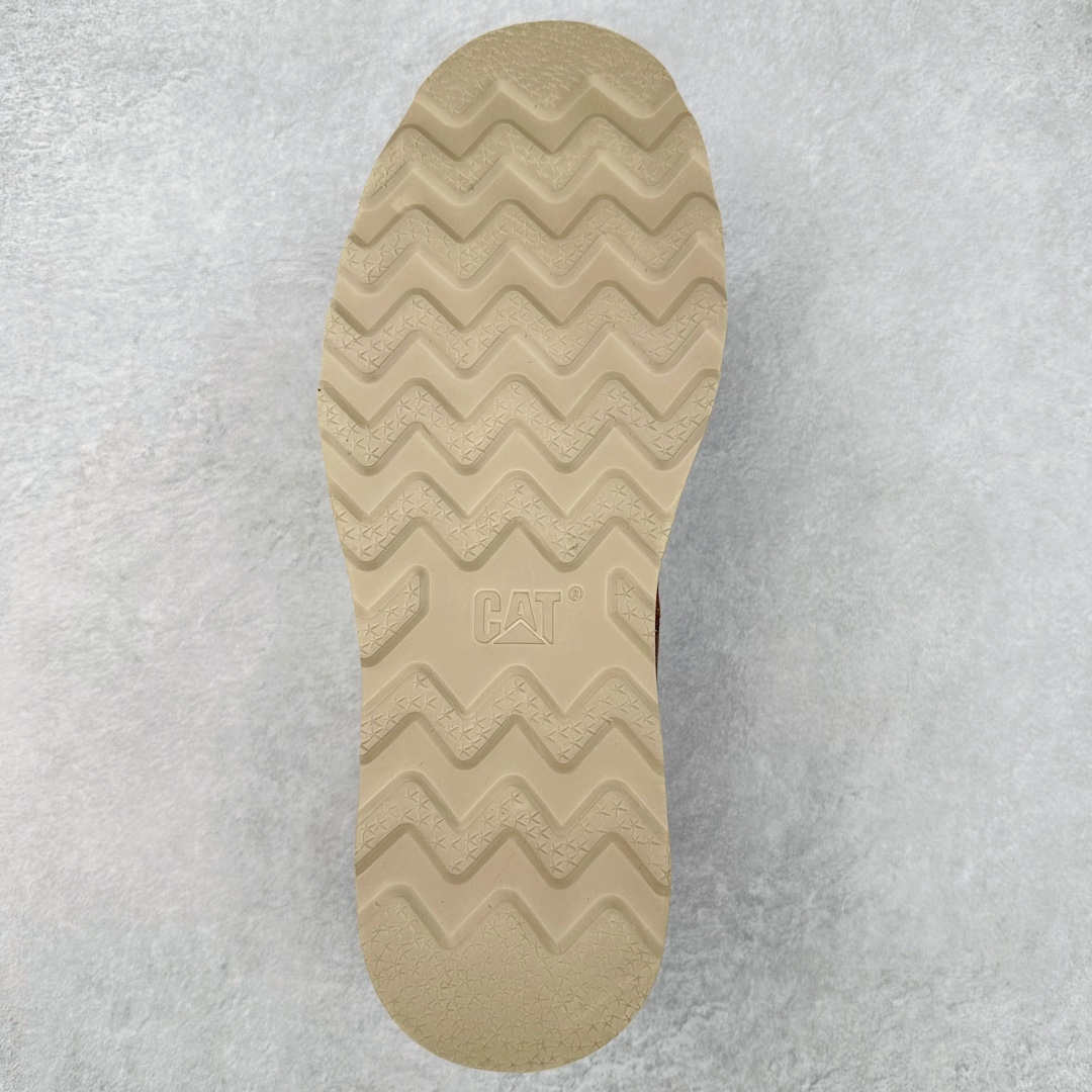 图片[9]-CAT卡特 硬汉推土机品牌经典百搭户外中帮休闲男鞋 广东大厂品质 24ss秋冬新款 常年主打 时尚潮流搭配 面料釆用意大利进口磨砂牛皮 全鞋真牛皮材料 大底到五金都是代工厂原材料制作 好货不杀猪 首单质量严格把控 全套官网统一包装 今年冬季防寒户外专用 日常随意搭配 型男必备 尺码：39 40 41 42 43 44 (偏大一码)-选品中心