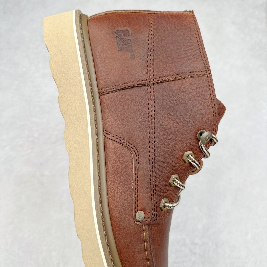 图片[6]-CAT卡特 硬汉推土机品牌经典百搭户外中帮休闲男鞋 广东大厂品质 24ss秋冬新款 常年主打 时尚潮流搭配 面料釆用意大利进口磨砂牛皮 全鞋真牛皮材料 大底到五金都是代工厂原材料制作 好货不杀猪 首单质量严格把控 全套官网统一包装 今年冬季防寒户外专用 日常随意搭配 型男必备 尺码：39 40 41 42 43 44 (偏大一码)-选品中心