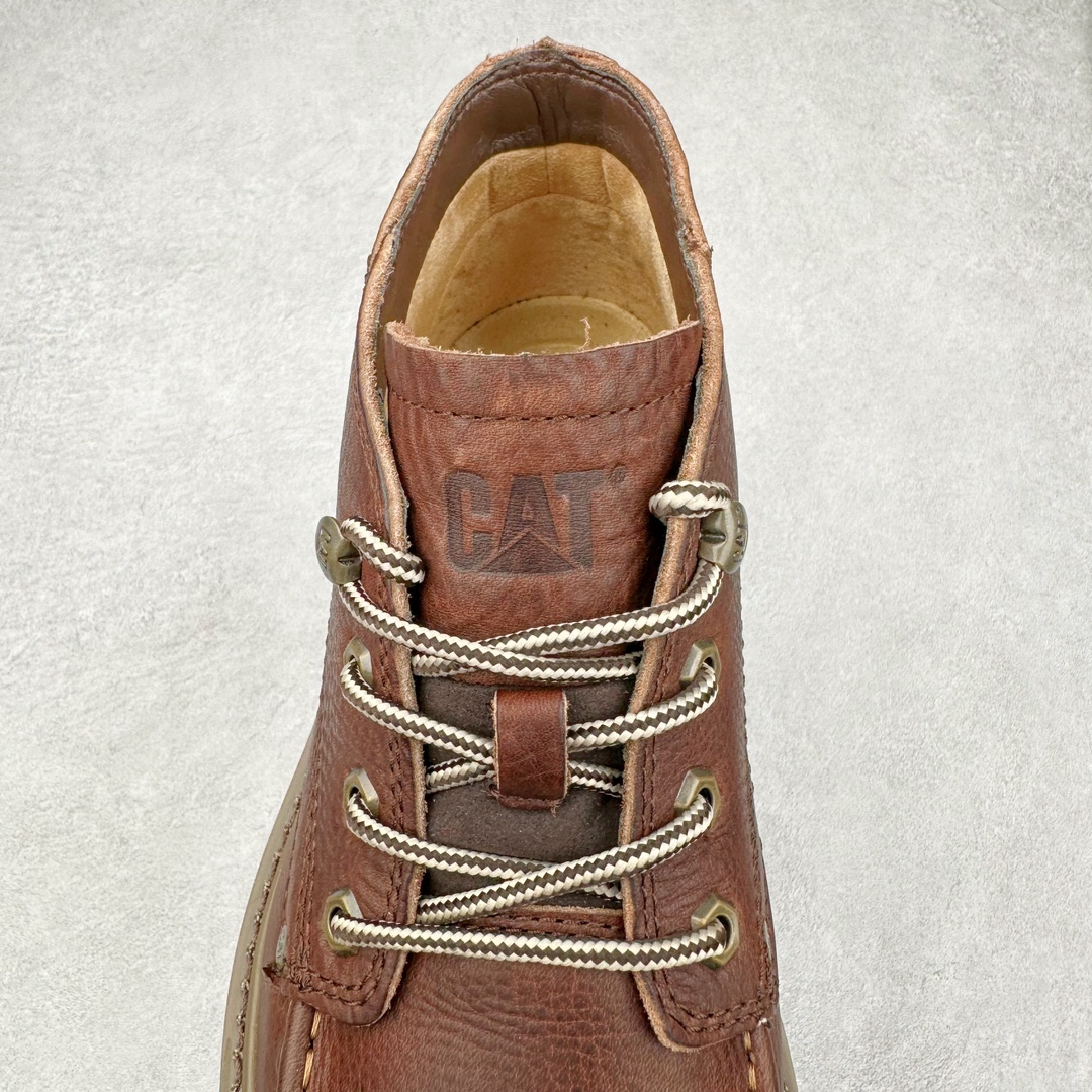 图片[5]-CAT卡特 硬汉推土机品牌经典百搭户外中帮休闲男鞋 广东大厂品质 24ss秋冬新款 常年主打 时尚潮流搭配 面料釆用意大利进口磨砂牛皮 全鞋真牛皮材料 大底到五金都是代工厂原材料制作 好货不杀猪 首单质量严格把控 全套官网统一包装 今年冬季防寒户外专用 日常随意搭配 型男必备 尺码：39 40 41 42 43 44 (偏大一码)-选品中心