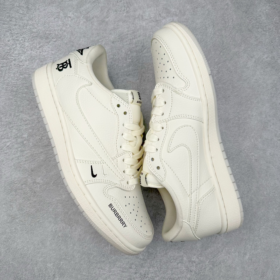 图片[3]-TS x Air Jordan AJ1 Low 倒钩低帮联名定制配色 BB6588-313 原厂内置气垫魔块 A模大底 头层小牛皮 鞋舌AJ原厂专用牛津布+AJ专用反口珍珠布+原厂无杂质高弹内里海棉+特殊封边弹力鞋带 尺码：36 36.5 37.5 38 38.5 39 40 40.5 41 42 42.5 43 44 44.5 45 46 47.5-选品中心