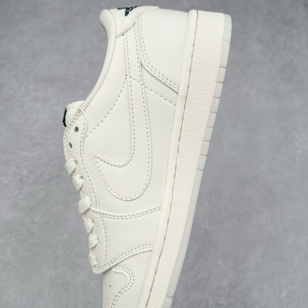 图片[7]-TS x Air Jordan AJ1 Low 倒钩低帮联名定制配色 BB6588-313 原厂内置气垫魔块 A模大底 头层小牛皮 鞋舌AJ原厂专用牛津布+AJ专用反口珍珠布+原厂无杂质高弹内里海棉+特殊封边弹力鞋带 尺码：36 36.5 37.5 38 38.5 39 40 40.5 41 42 42.5 43 44 44.5 45 46 47.5-选品中心
