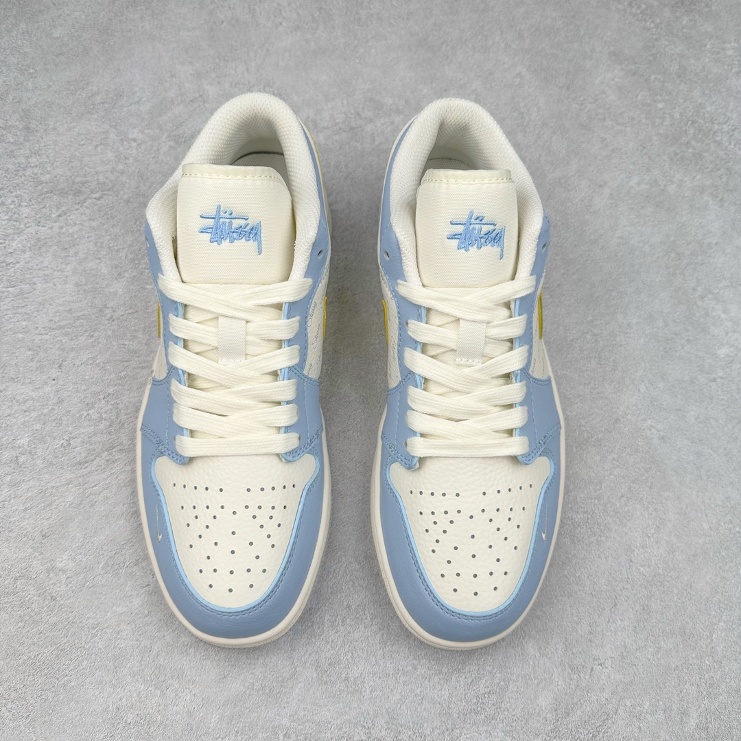 图片[2]-Air Jordan AJ1 Low 低帮系列定制配色 WG8850-007 原厂内置气垫魔块 A模大底 头层小牛皮 鞋舌AJ原厂专用牛津布+AJ专用反口珍珠布+原厂无杂质高弹内里海棉+特殊封边弹力鞋带 尺码：36 36.5 37.5 38 38.5 39 40 40.5 41 42 42.5 43 44 44.5 45 46-选品中心